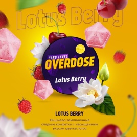 Табак для кальяна Overdose Lotus Berry, 100 гр