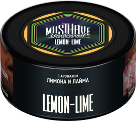 Табак д/кальяна Must Have вкус Lemon Lime, 125 гр
