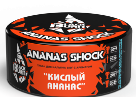 Табак д/кальяна Black Burn вкус Ananas Shock,100 гр