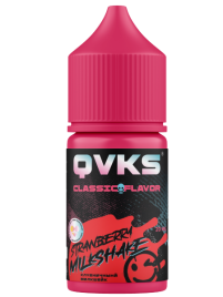 Ароматизатор QVKS CLASSIC Клубничный Милкшейк, 14 мл
