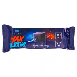 Уголь д/кальяна CROWN MAX FLOW размер 26 мм, 10 кубика