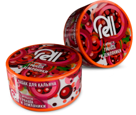 Табак для кальяна RELL Гранат и земляника, 25 гр
