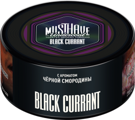 Табак д/кальяна Must Have вкус Black Currant, 125 гр