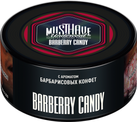 Табак д/кальяна Must Have вкус Barberry Candy, 125 гр