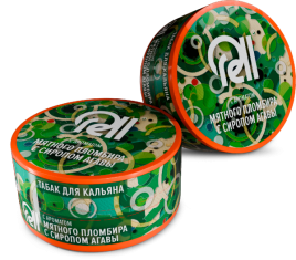 Табак для кальяна RELL Мятный пломбир с сиропом агавы, 25 гр
