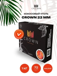 Уголь для кальяна CROWN KALAUD, 112 кусков