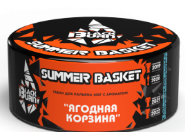 Табак д/кальяна Black Burn вкус Summer Basker,100 гр