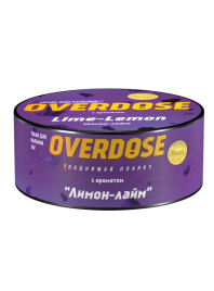 Табак д/кальяна Overdose вкус Lime Lemon, 25 гр