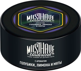 Табак для кальяна Must Have Blue Blast Голубика, лимон и мята, 25 гр