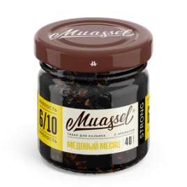 Табак для кальяна Muassel Strong 6/10 - Honey Moon Медовый месяц 40 г