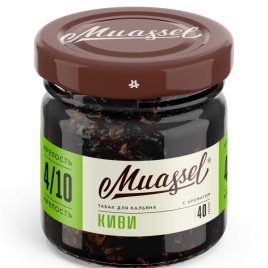 Табак для кальяна Muassel 4/10 - Kiwi Киви 40 г