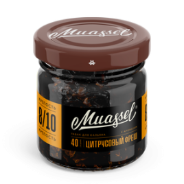 Табак для кальяна Muassel Extra Strong 8/10 Citrus Fresh Цитрусовый фреш, 40 гр