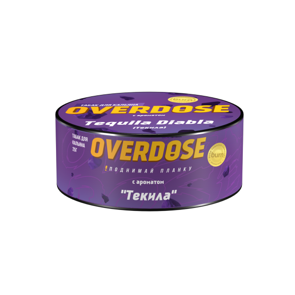 Табак д/кальяна Overdose вкус Tequila Diabla , 25 гр фото 1