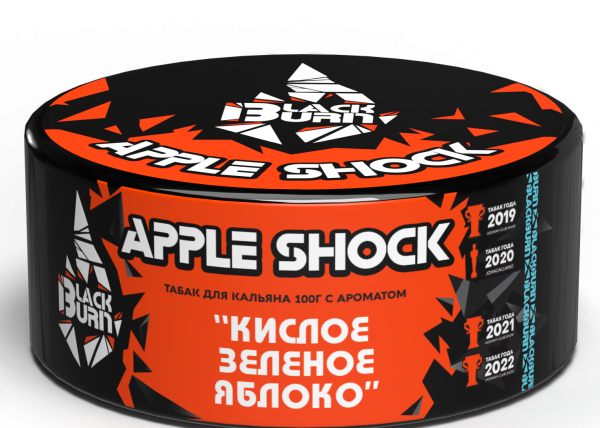 Табак д/кальяна Black Burn вкус Apple Shock,100 гр фото 1