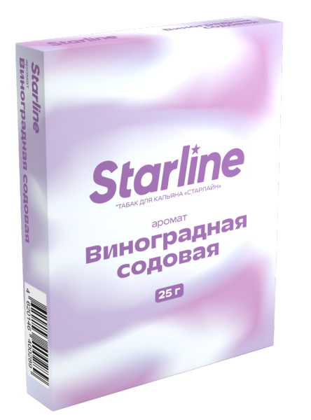 Табак д/кальяна STRALINE вкус Виноградная Содовая, 25 гр фото 1