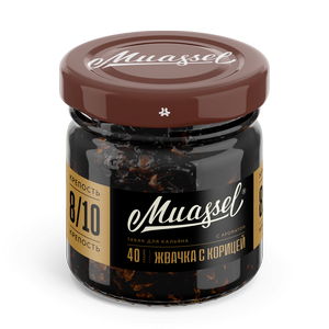 Табак для кальяна Muassel Extra Strong 8/10 - Cinnamon Gum Жвачка с корицей 40 г фото 1