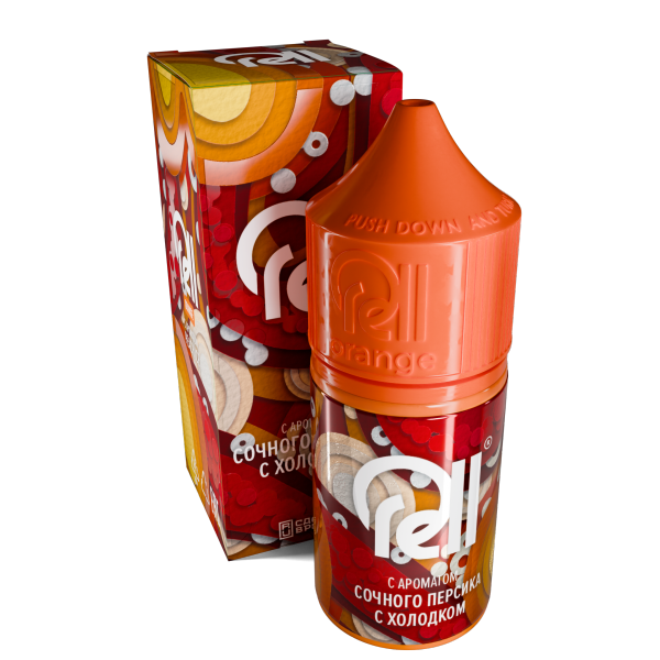 Ароматизатор Rell Orange Сочный Персик с Холодком, 14 мл фото 1