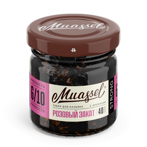 Табак для кальяна Muassel Strong 6/10 - Розовый закат 40 г фото 1