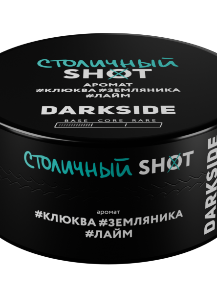 Табак д/кальяна Darkside Shot вкус Столичный Бит, 120 гр фото 1