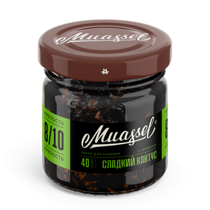 Табак для кальяна Muassel Extra Strong 8/10 - Sweet Cactus Сладкий кактус 40 г фото 1