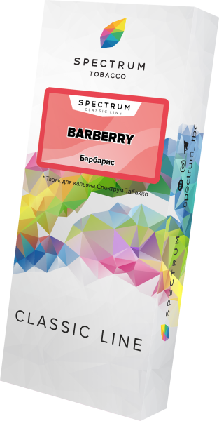 Табак для кальяна Spectrum Classic Barberry, 100 гр фото 1