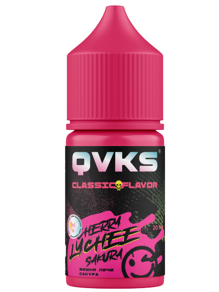 Ароматизатор QVKS CLASSIC Вишня Личи Сакура, 14 мл фото 1