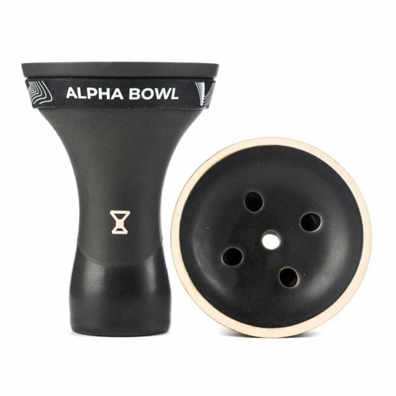Чаша глиняная Alpha Hookah Race Classic, Black Matte фото 1
