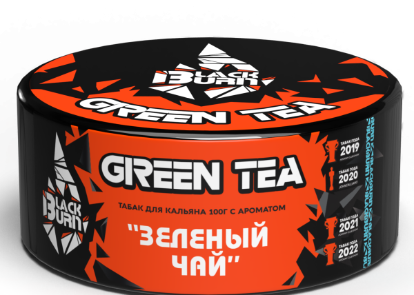 Табак д/кальяна Black Burn вкус Green Tea,100 гр фото 1