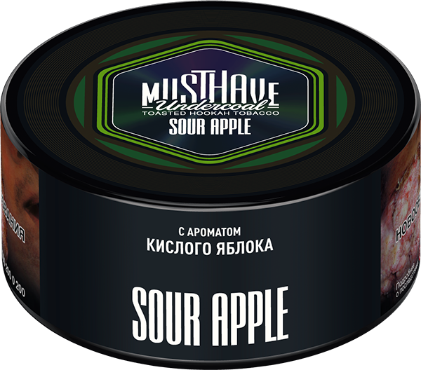 Табак д/кальяна Must Have вкус Sour Apple, 125 гр фото 1