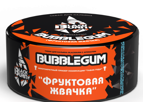 Табак д/кальяна Black Burn вкус Bubblegum,100 гр фото 1
