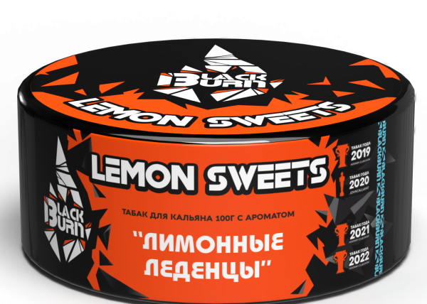 Табак д/кальяна Black Burn вкус Lemon Sweet,100 гр фото 1