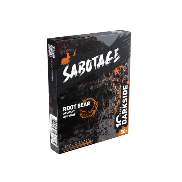 Табак д/кальяна Darkside Sabotage вкус Рут Бир, 30 г фото 1