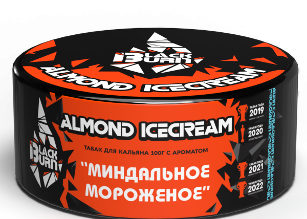 Табак для кальяна BlackBurn ALMOND ICECREAM, 100 гр фото 1