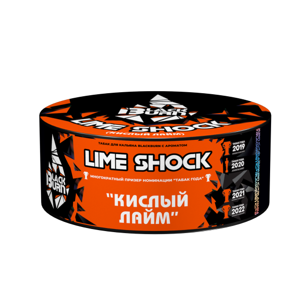 Табак д/кальяна Black Burn вкус Lime Shock100 гр фото 1