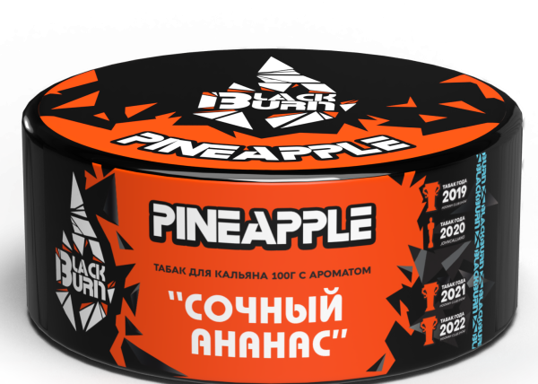 Табак д/кальяна Black Burn вкус Pineapple,100 гр фото 1