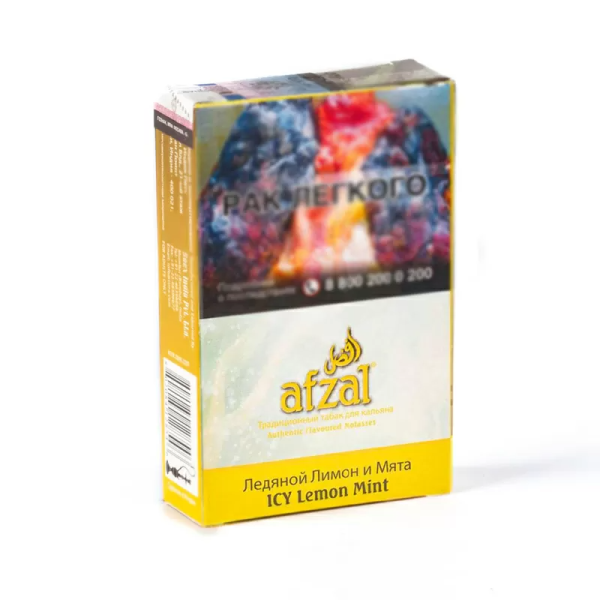 Табак для кальяна Afzal Icy Lemon Mint, 40 гр фото 1