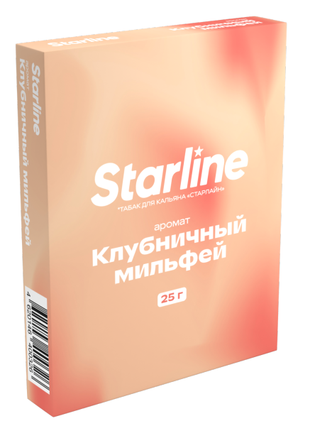 Табак д/кальяна STRALINE вкус Клубничный Мильфей, 25 гр фото 1
