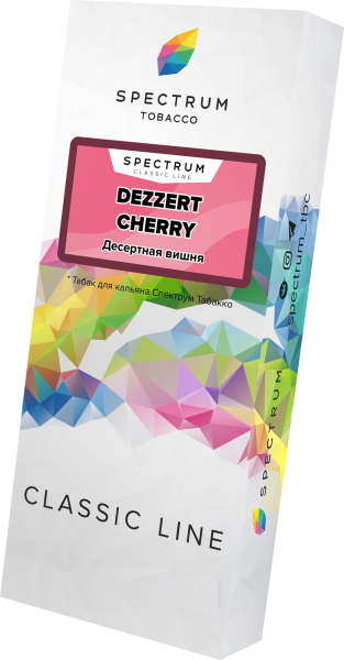 Табак для кальяна Spectrum Classic Dezzert Cherry, 100 гр фото 1