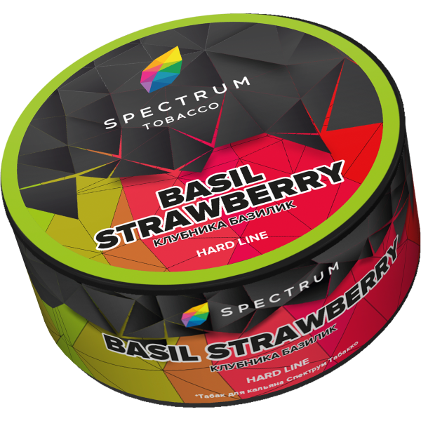 Табак д/кальяна Spectrum Hard вкус Basil Strawberry, 25 фото 2