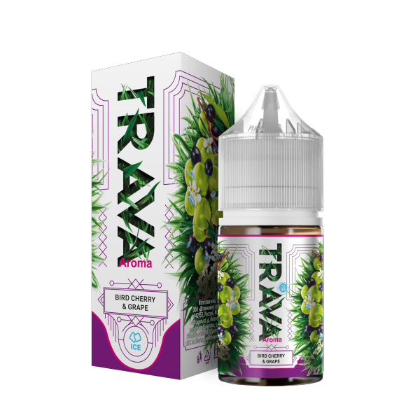 Ароматизатор TRAVA BIRD CHERRY & GRAPE (Черемуха / Виноград), 13 мл фото 1