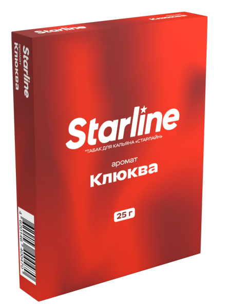 Табак для кальяна STARLINE Клюква, 25 гр фото 1